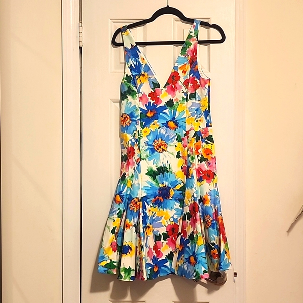 Host Pick!💖Polo Ralph Lauren flared floral dress size 6, new without tags